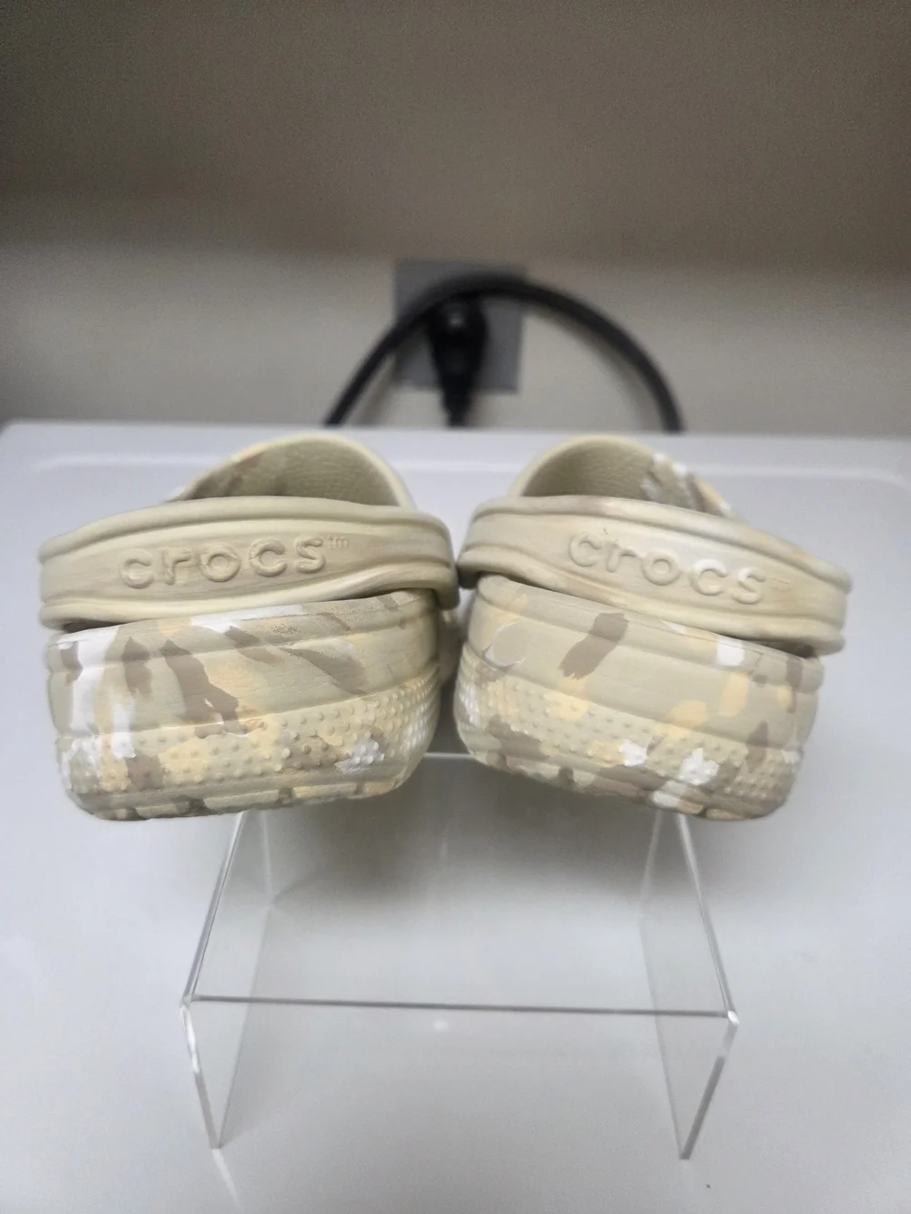 Crocs Classic Clog - Beige Marble